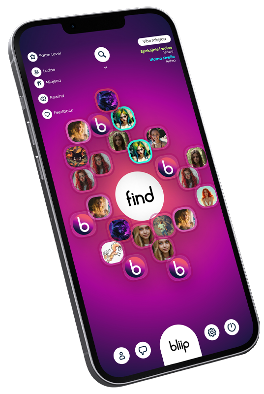 Bliip App Mockup